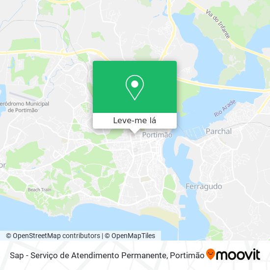 Sap - Serviço de Atendimento Permanente mapa