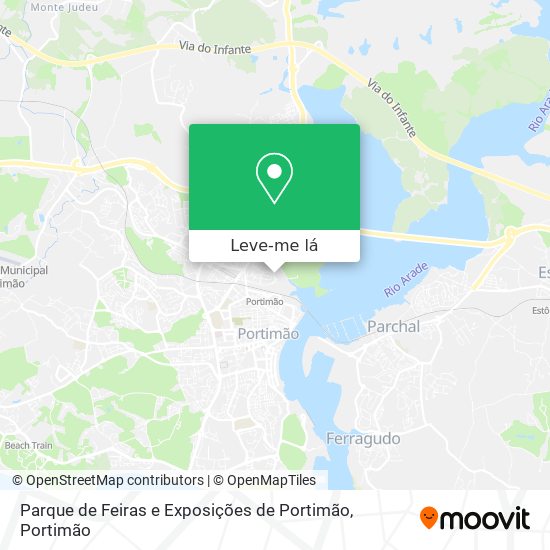 Parque de Feiras e Exposições de Portimão mapa