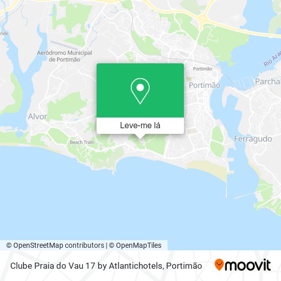 Clube Praia do Vau 17 by Atlantichotels mapa