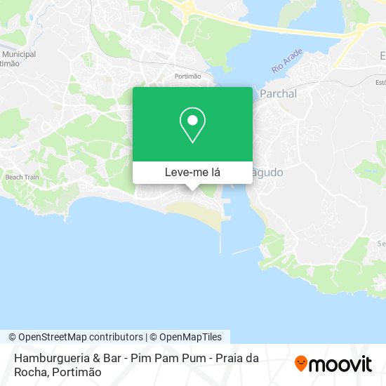 Hamburgueria & Bar - Pim Pam Pum - Praia da Rocha mapa