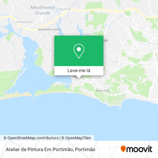 Atelier de Pintura Em Portimão mapa