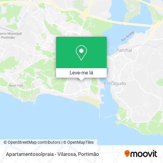 Apartamentosolpraia - Vilarosa mapa