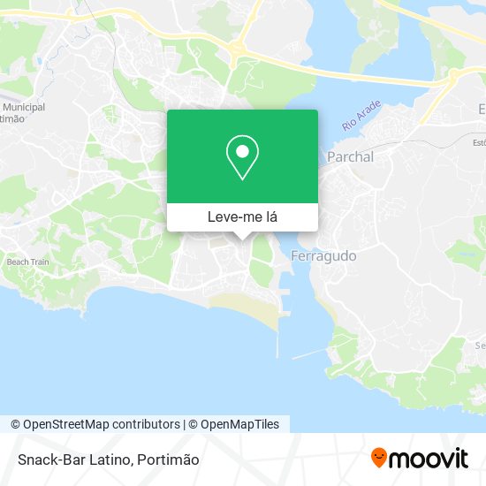 Snack-Bar Latino mapa