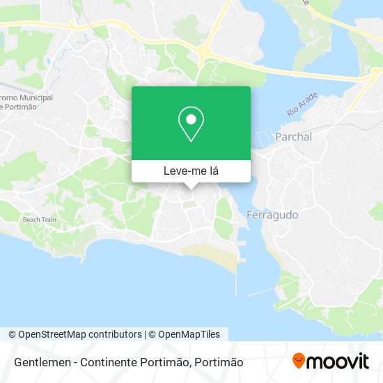 Gentlemen - Continente Portimão mapa