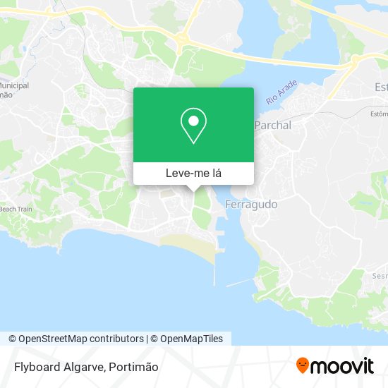 Flyboard Algarve mapa