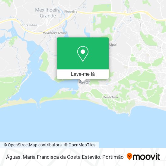 Águas, Maria Francisca da Costa Estevão mapa