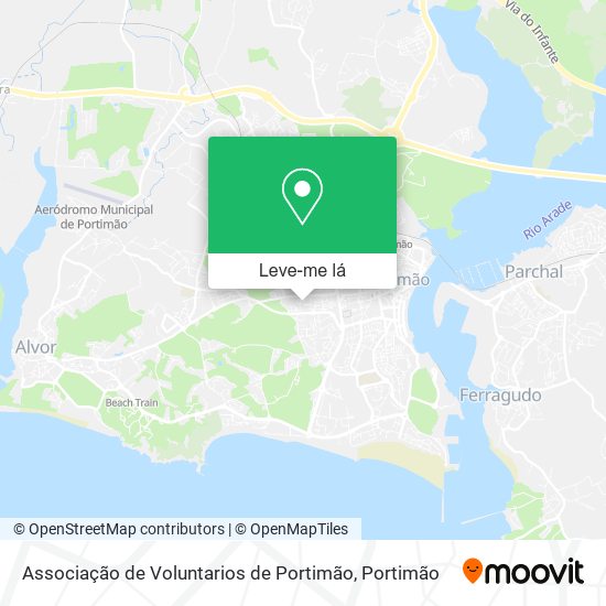 Associação de Voluntarios de Portimão mapa