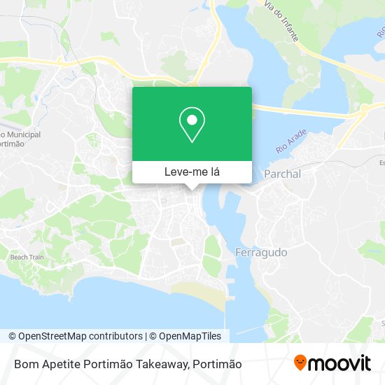 Bom Apetite Portimão Takeaway mapa