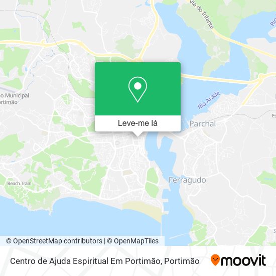 Centro de Ajuda Espiritual Em Portimão mapa