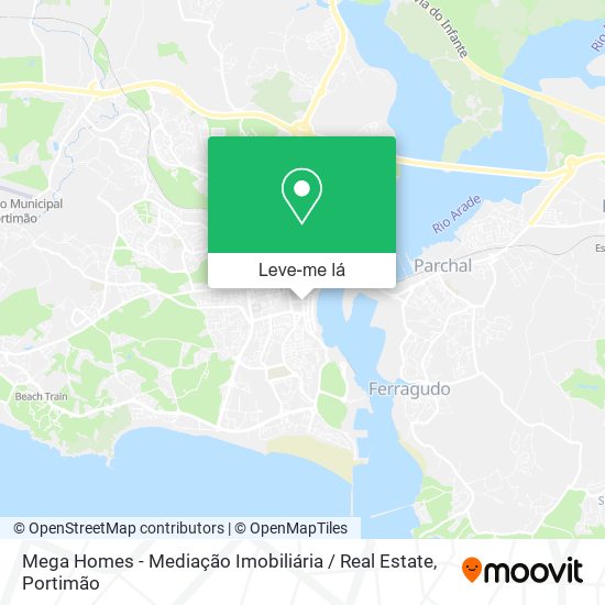 Mega Homes - Mediação Imobiliária / Real Estate mapa