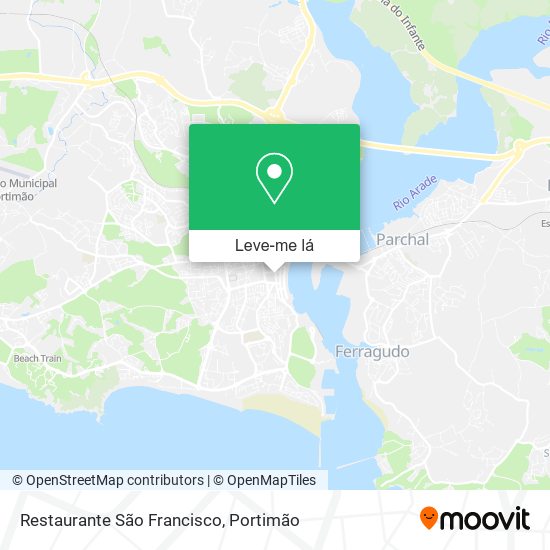 Restaurante São Francisco mapa