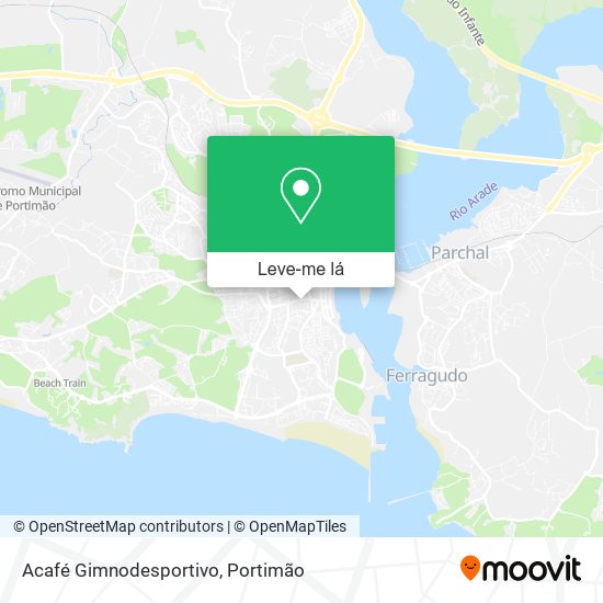 Acafé Gimnodesportivo mapa