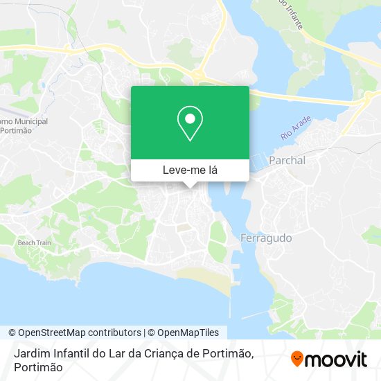 Jardim Infantil do Lar da Criança de Portimão mapa