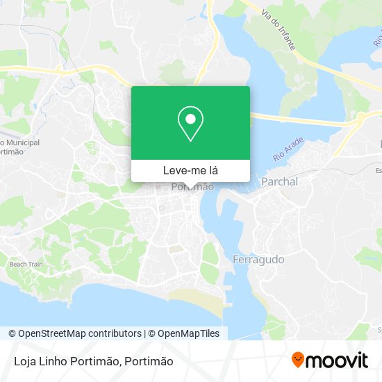 Loja Linho Portimão mapa