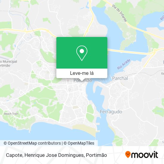 Capote, Henrique Jose Domingues mapa