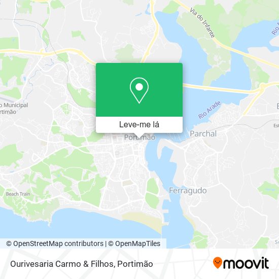 Ourivesaria Carmo & Filhos mapa