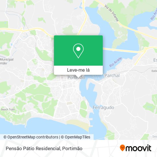 Pensão Pátio Residencial mapa