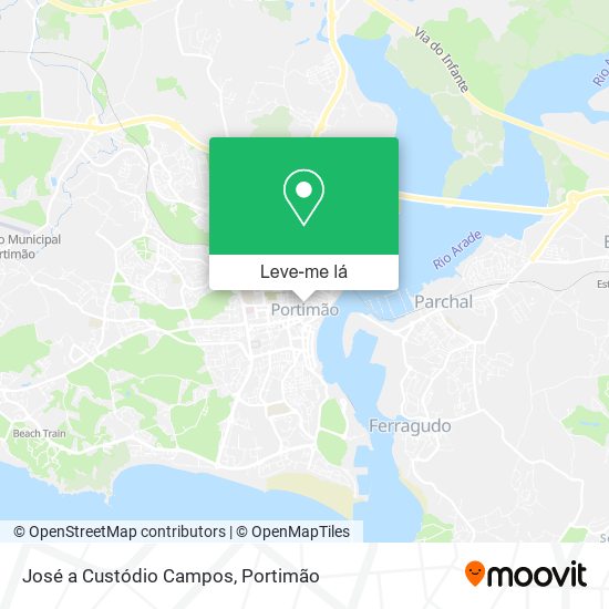 José a Custódio Campos mapa