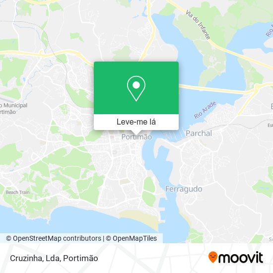 Cruzinha, Lda mapa