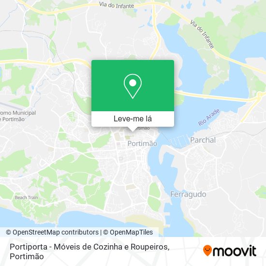 Portiporta - Móveis de Cozinha e Roupeiros mapa