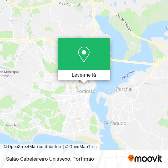 Salão Cabeleireiro Unissexo mapa