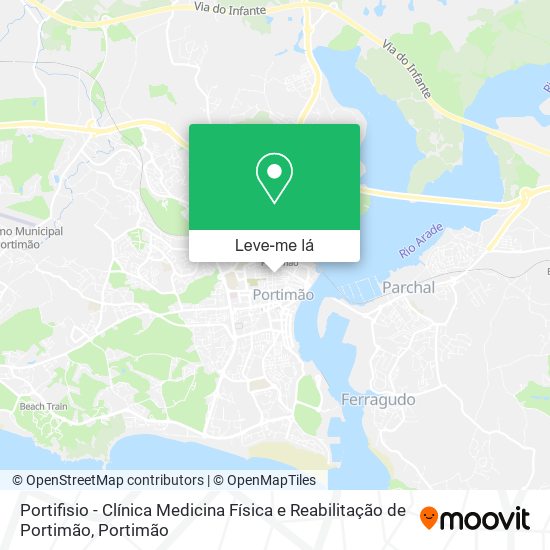 Portifisio - Clínica Medicina Física e Reabilitação de Portimão mapa