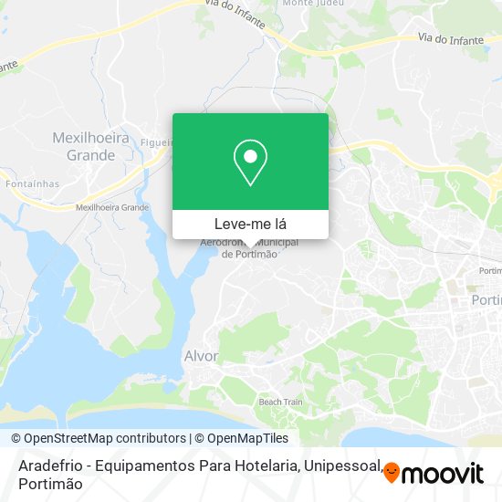 Aradefrio - Equipamentos Para Hotelaria, Unipessoal mapa