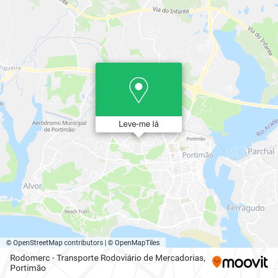 Rodomerc - Transporte Rodoviário de Mercadorias mapa