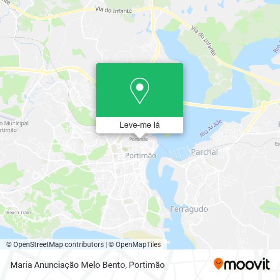 Maria Anunciação Melo Bento mapa
