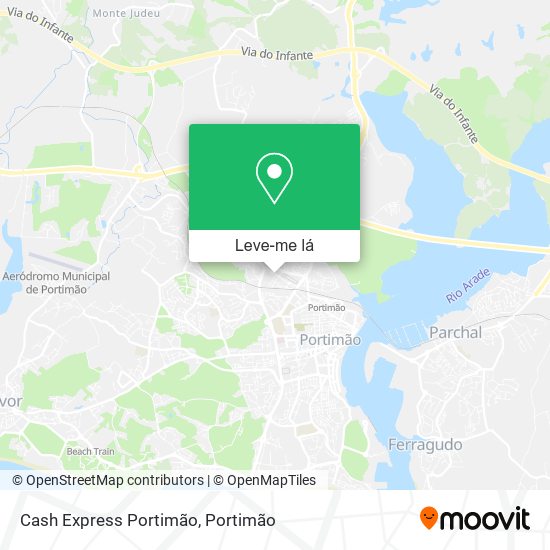 Cash Express Portimão mapa