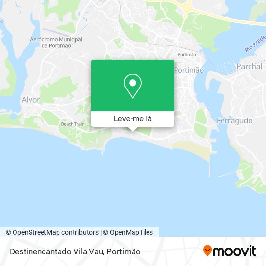 Destinencantado Vila Vau mapa