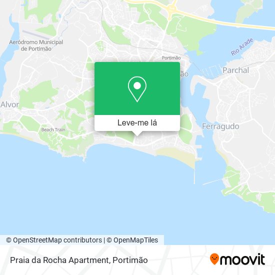 Praia da Rocha Apartment mapa