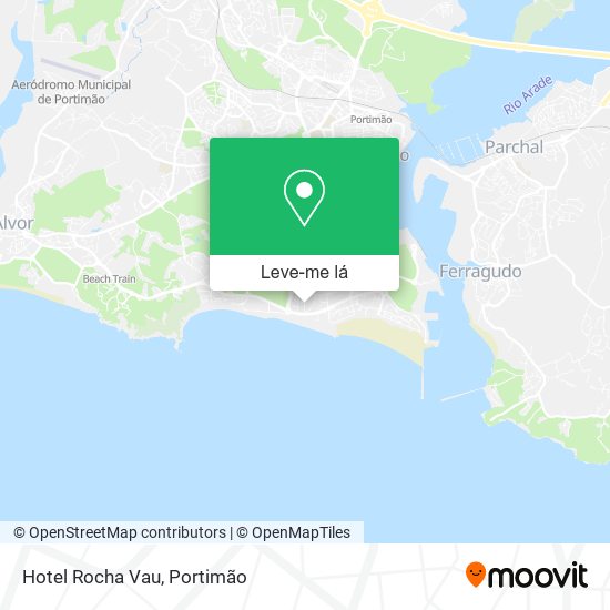 Hotel Rocha Vau mapa