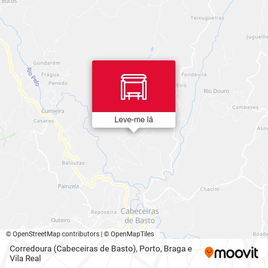 Corredoura (Cabeceiras de Basto) mapa