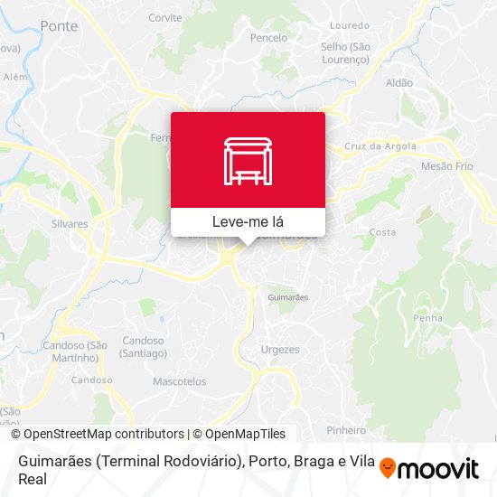Guimarães (Terminal Rodoviário) mapa