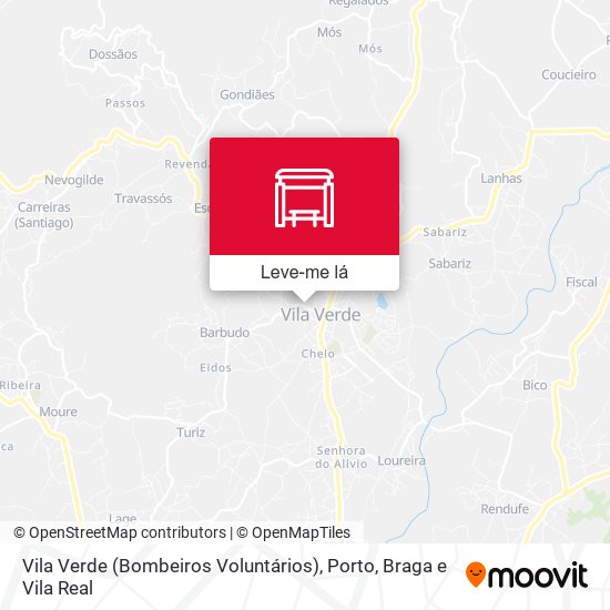 Vila Verde (Bombeiros Voluntários) mapa