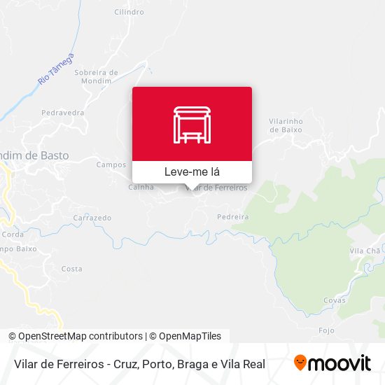 Vilar de Ferreiros - Cruz mapa