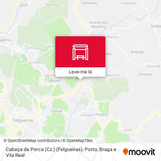 Cabeça de Porca (Cz.) (Felgueiras) mapa