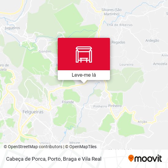 Cabeça de Porca mapa