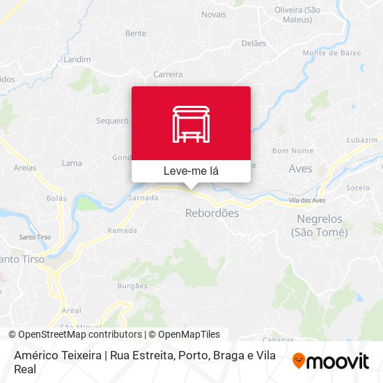 Américo Teixeira | Rua Estreita mapa