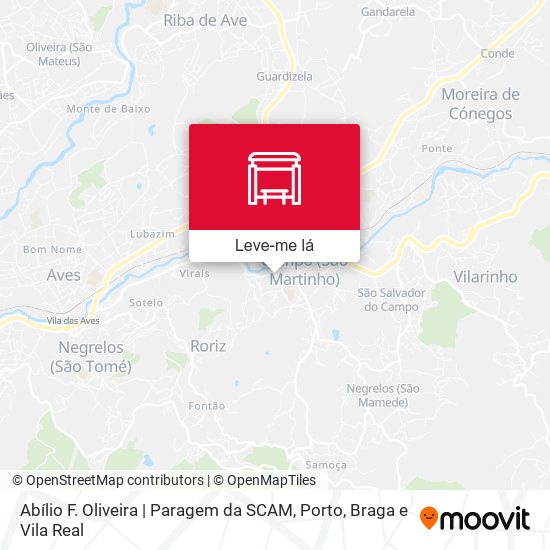 Abílio F. Oliveira | Paragem da SCAM mapa