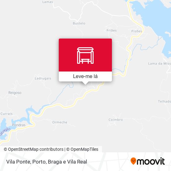 Vila Ponte mapa
