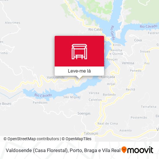 Valdosende (Casa Florestal) mapa