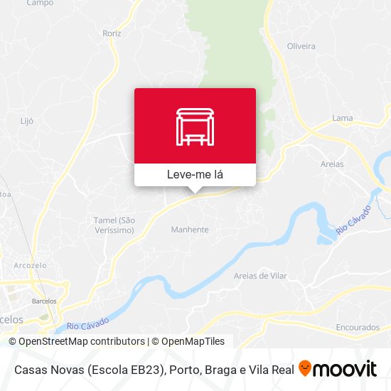 Casas Novas (Escola EB23) mapa