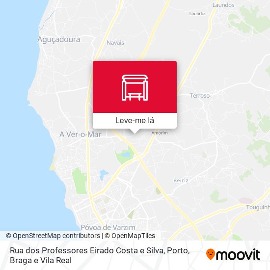 Rua dos Professores Eirado Costa e Silva mapa