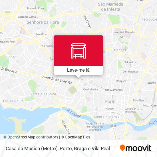 Casa da Música (Metro) mapa