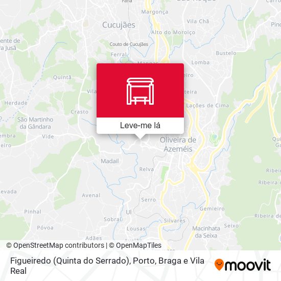 Figueiredo (Quinta do Serrado) mapa