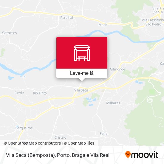 Vila Seca (Bemposta) mapa