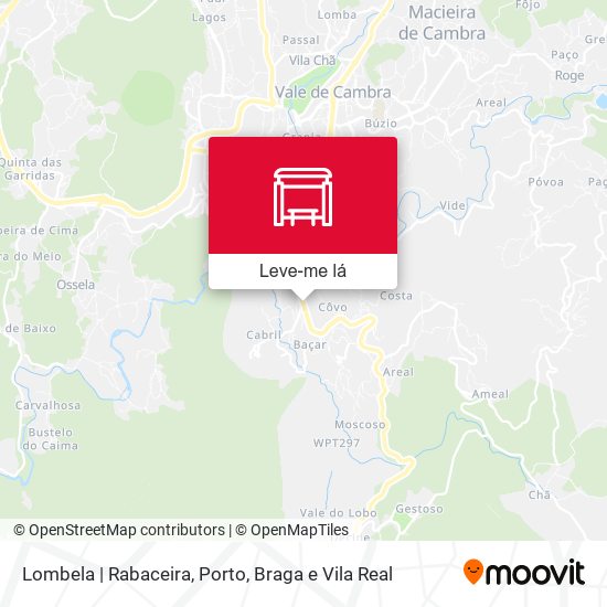 Lombela | Rabaceira mapa