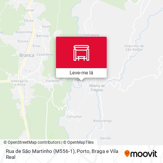 Rua de São Martinho (M556-1) mapa